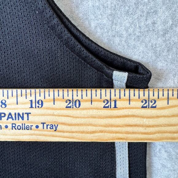 Nike Mesh Sleeveless Muscle Shirt Mens Large Black Dri-Fit Workout Running Gym - Picture 5 of 9